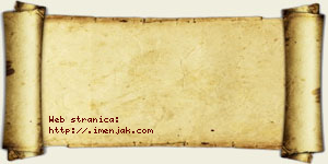 Andjelina Aćimac vizit kartica